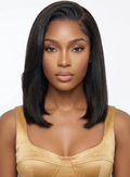 Premium 13x4 lace frontal brazillian bob wigs-100% virgin human hair