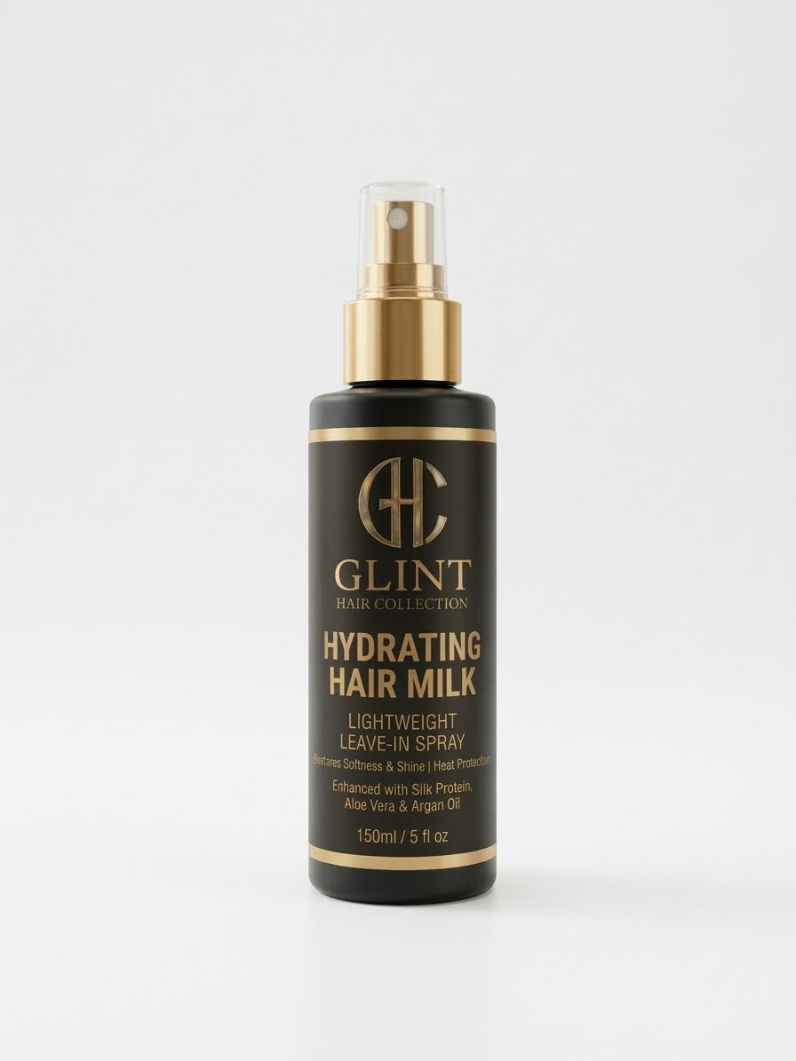 Glint Hydrating Hair Milk – Lightweight Leave-In Spray (250ml)