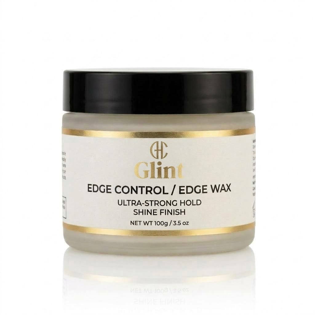 Glint Edge Control / Edge Wax – Ultra-Strong Hold & Shine (100g)