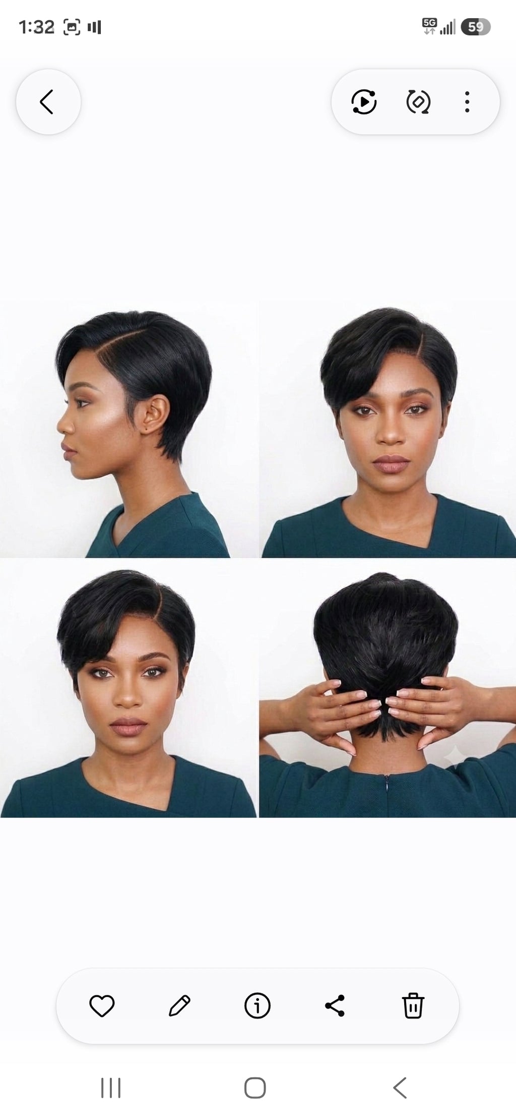 Chic Side-Swept Pixie Cut 13x4 HD Lace Frontal Wig